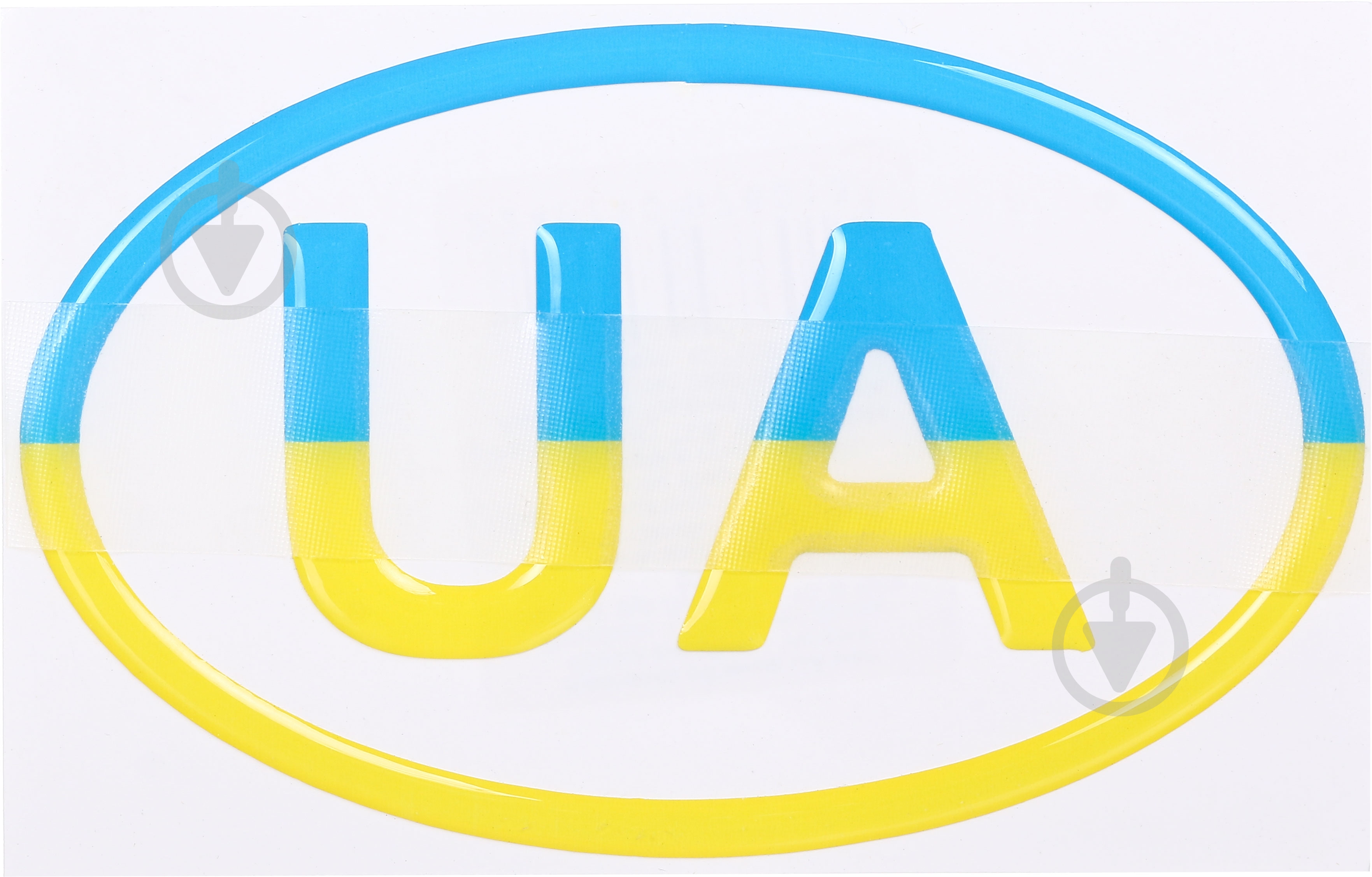Наклейка объемная UA - фото 1