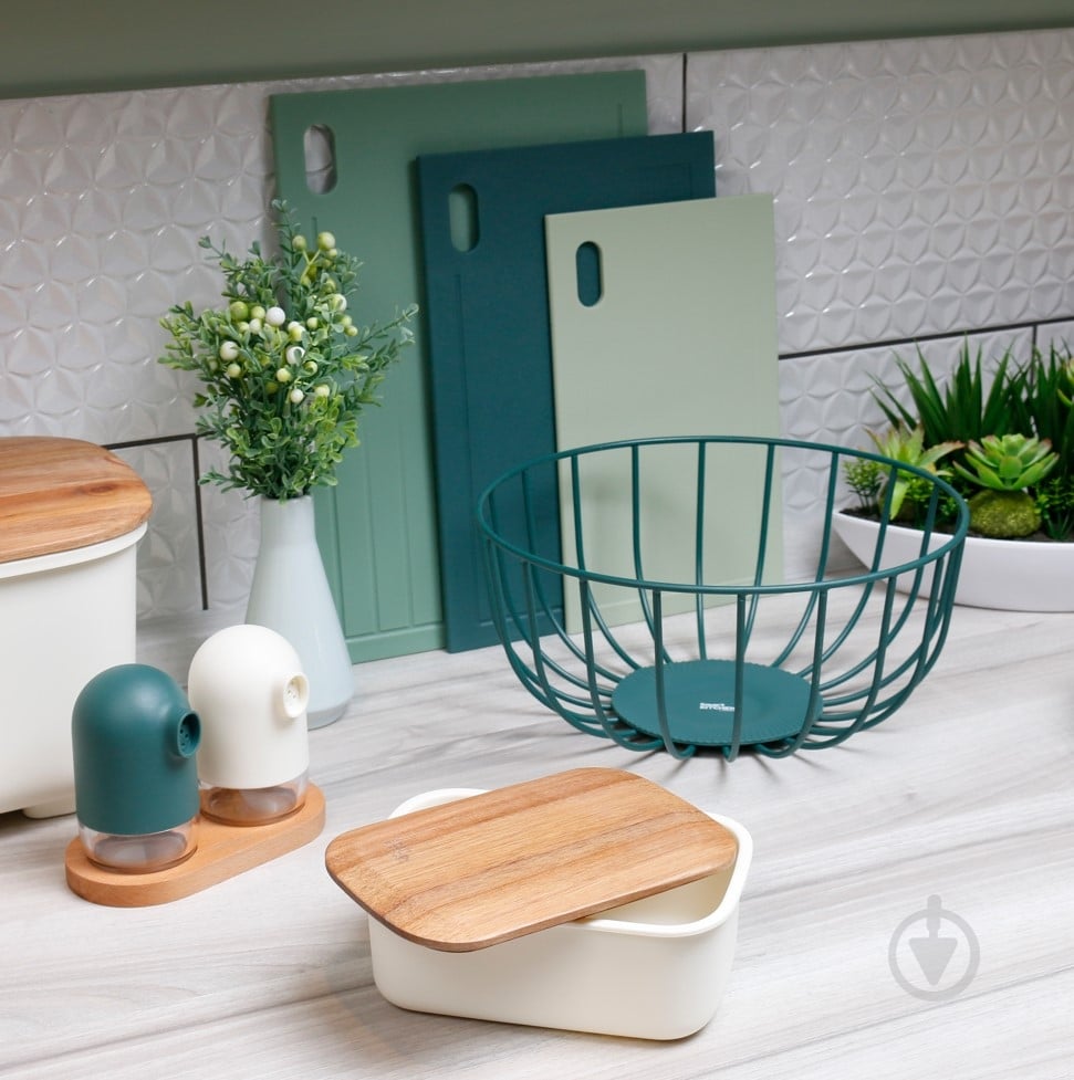 Кошик для фруктів Smart Kitchen by Flamberg Duck green 27х12,6 см - фото 3