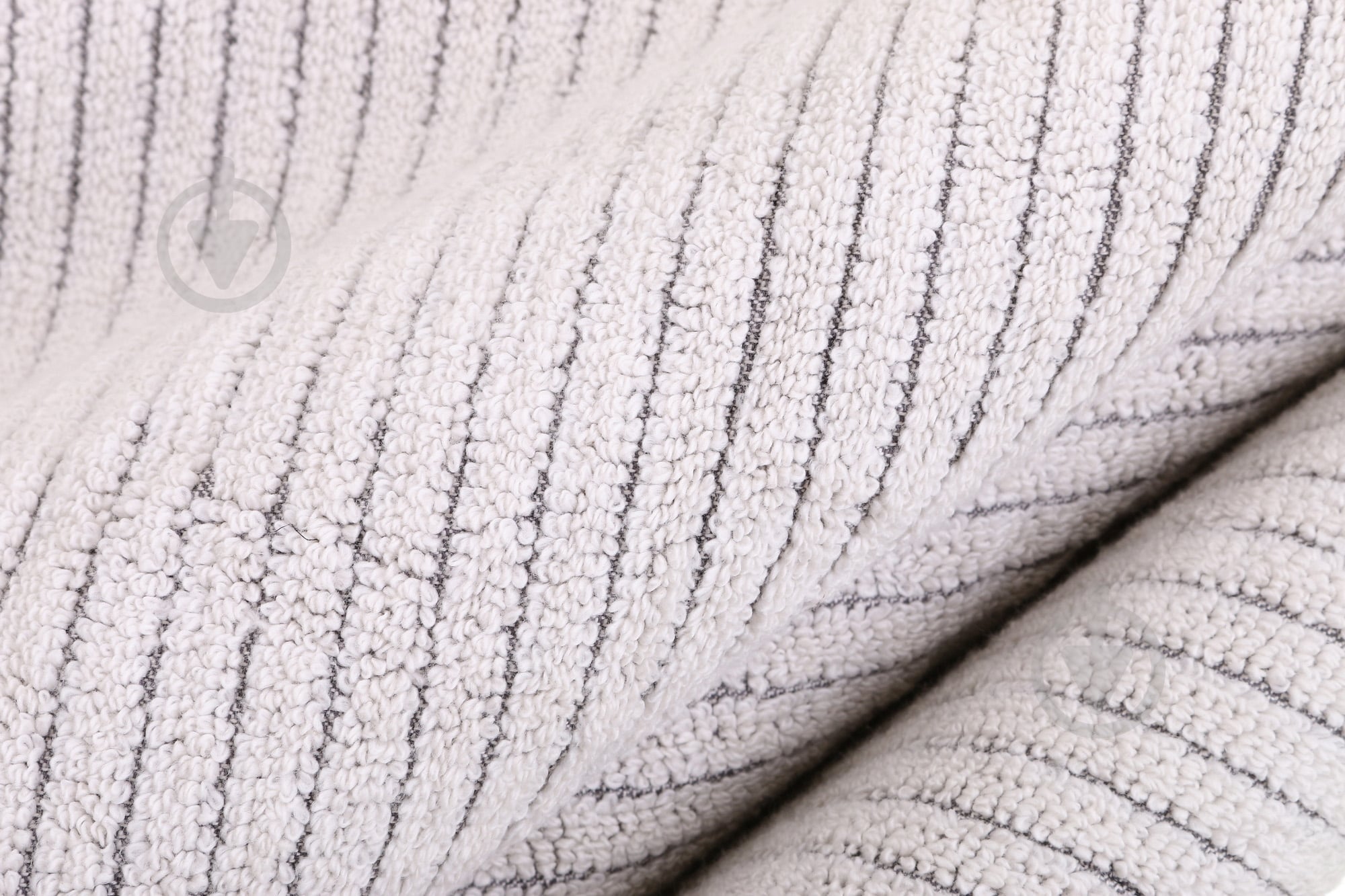 Рушник Stripe Natural 70x140 см сірий La Nuit - фото 4
