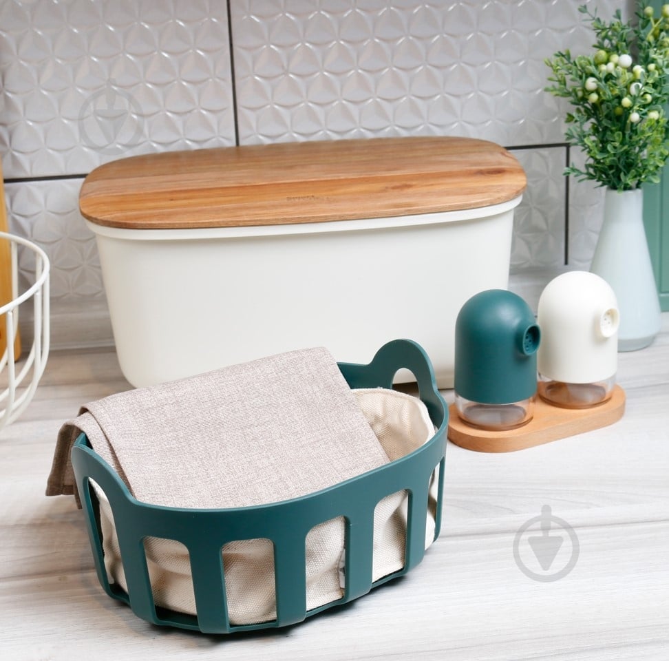Кошик для хліба Smart Kitchen by Flamberg Duck green 24,3х18,9х11,1 см - фото 2
