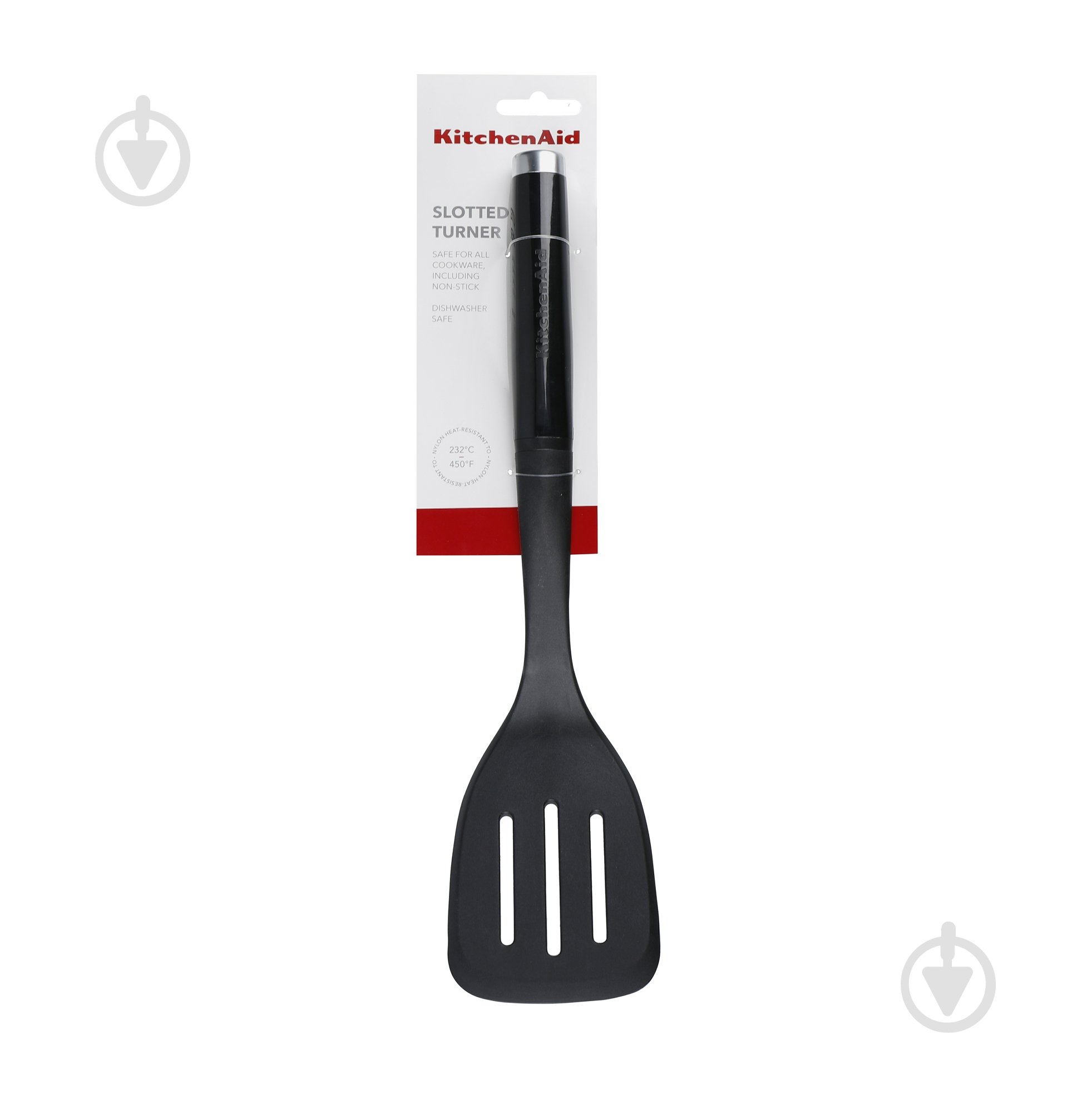 Лопатка з прорізями KitchenAid 34,3 см, чорний (KCG002OHOBE) - фото 2