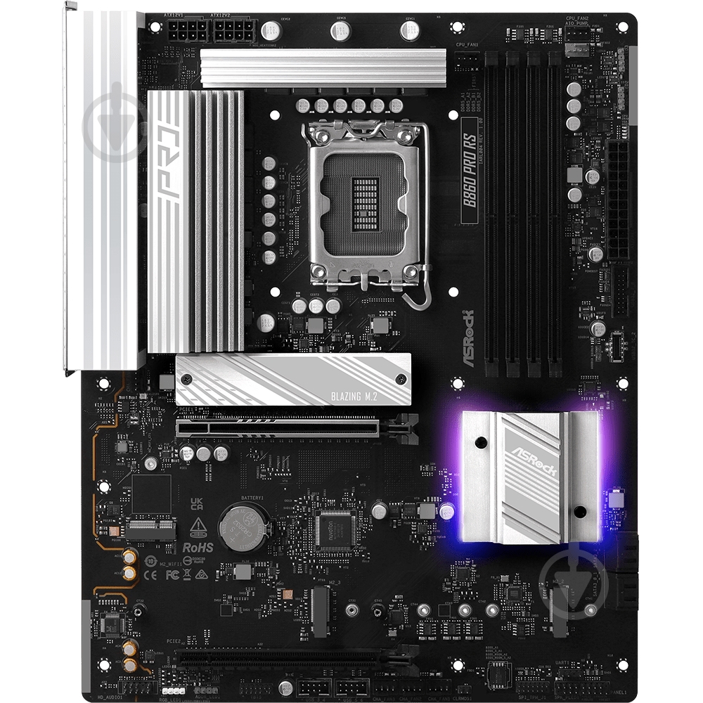 Материнская плата ASRock B860 Pro RS (Socket 1851, Intel B860, ATX) - фото 1