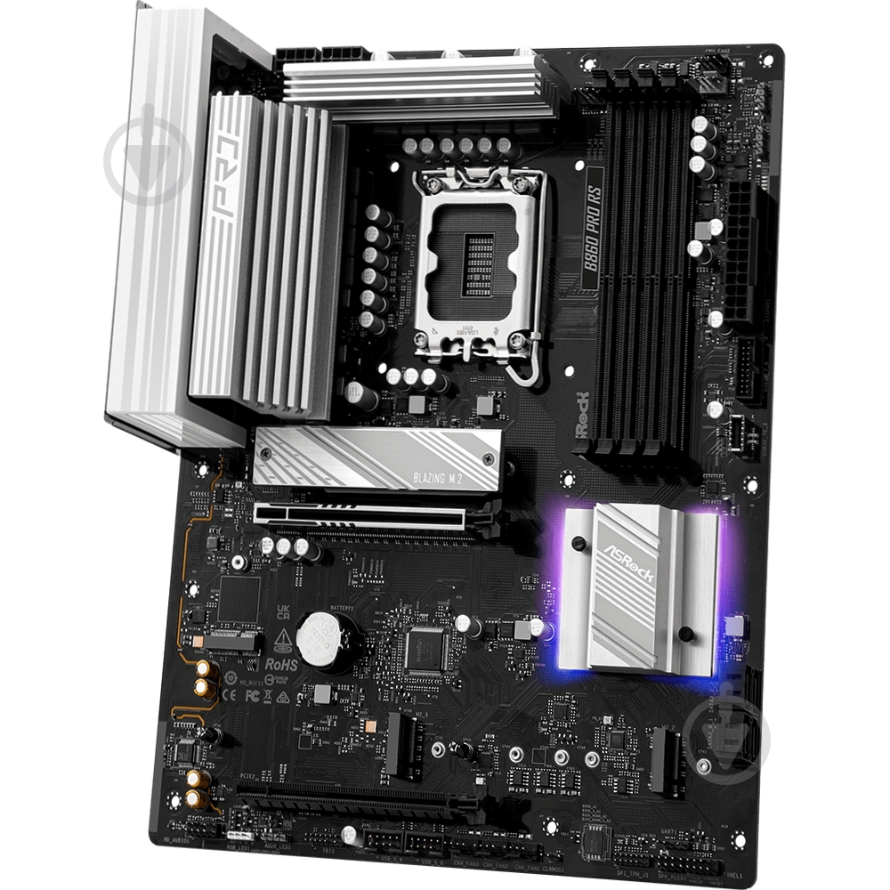 Материнская плата ASRock B860 Pro RS (Socket 1851, Intel B860, ATX) - фото 3