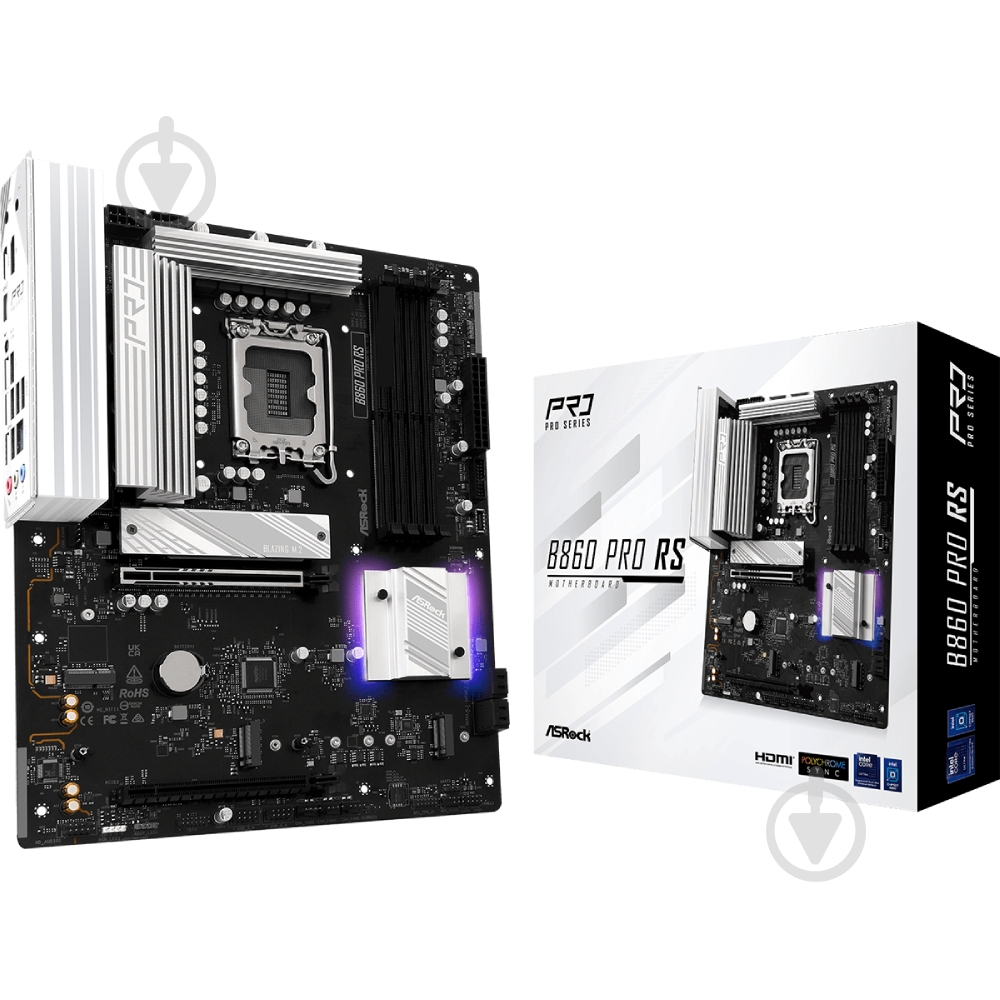 Материнская плата ASRock B860 Pro RS (Socket 1851, Intel B860, ATX) - фото 5