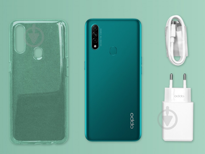Смартфон OPPO A31 4/64GB green - фото 9
