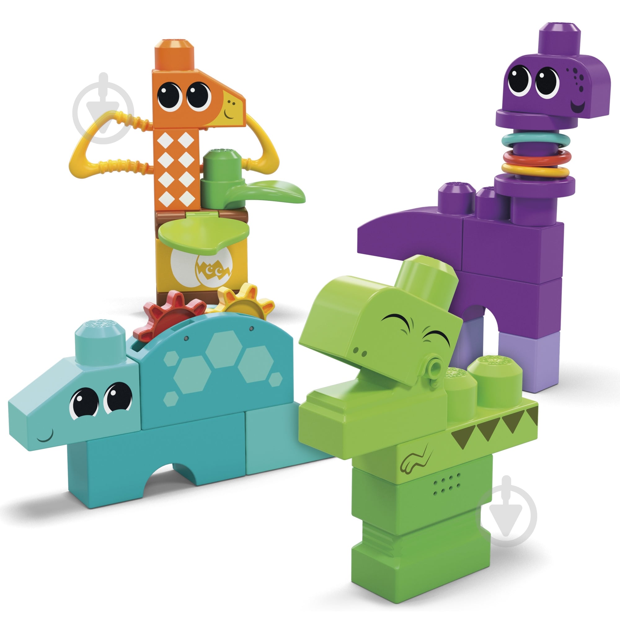 Конструктор Mega Bloks Веселі звірятка HKN43 - фото 1