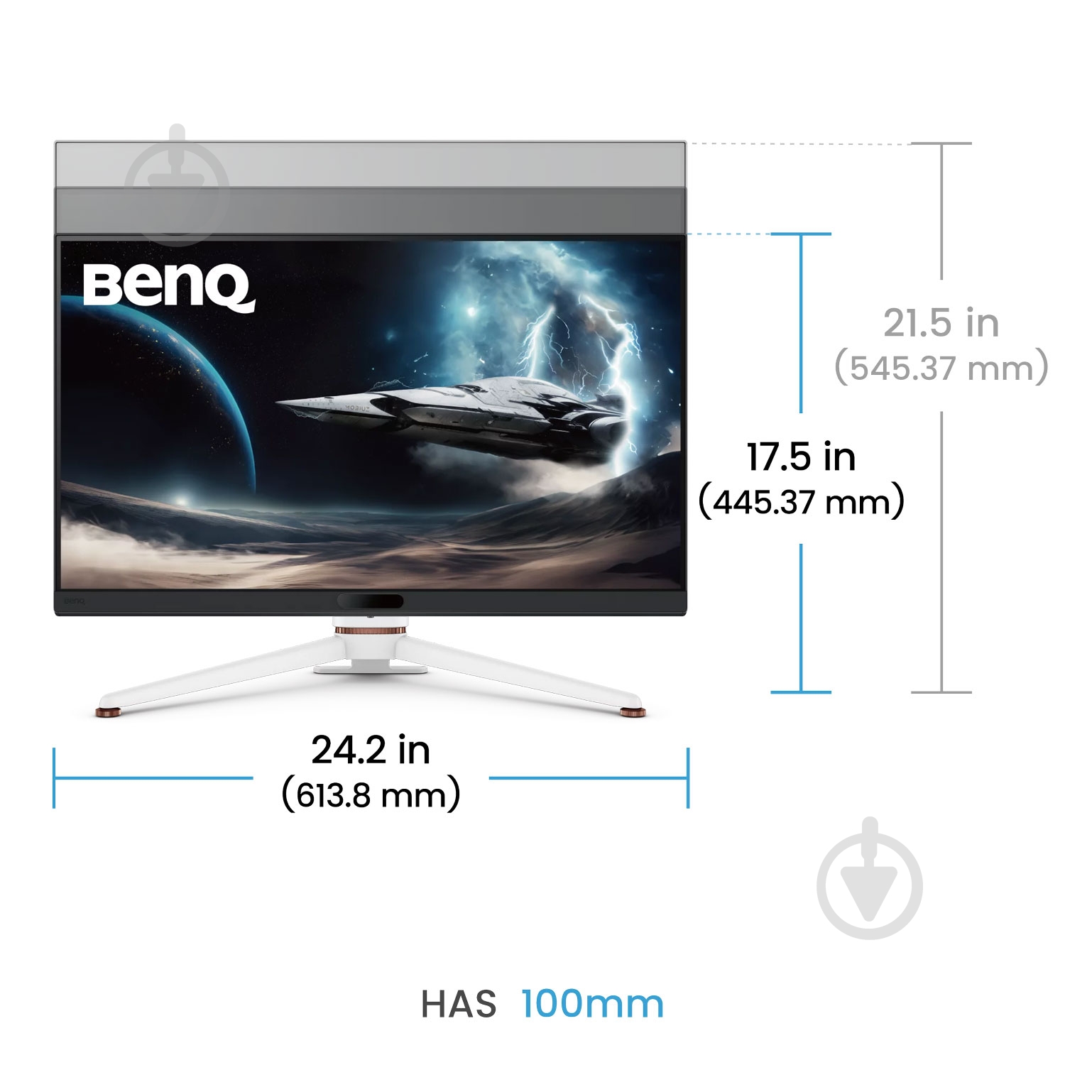 Монитор BenQ EX271U 27" (9H.LN2LB.QBE) - фото 11