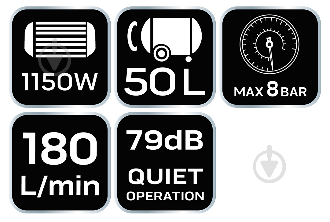 Компресор NEO tools 50 л 12K022 - фото 11