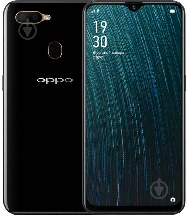 Смартфон OPPO A5s 3/32GB (CPH1909 black) - фото 1 Смартфон OPPO A5s 3/32GB (CPH1909 black) - фото 1