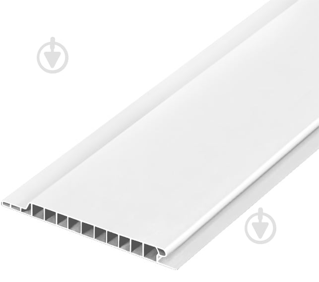 Панель ПВХ Decomax UP сніжно-біла 7x100x3000 мм (0,3 кв.м) - фото 1