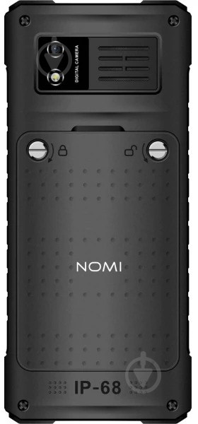 Мобильный телефон Nomi i2420 black/grey 1111276 - фото 3