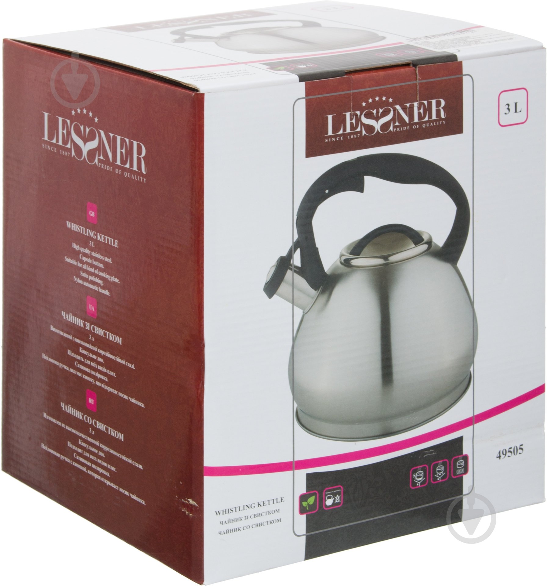 Чайник Lessner 3 л 49505 - фото 3