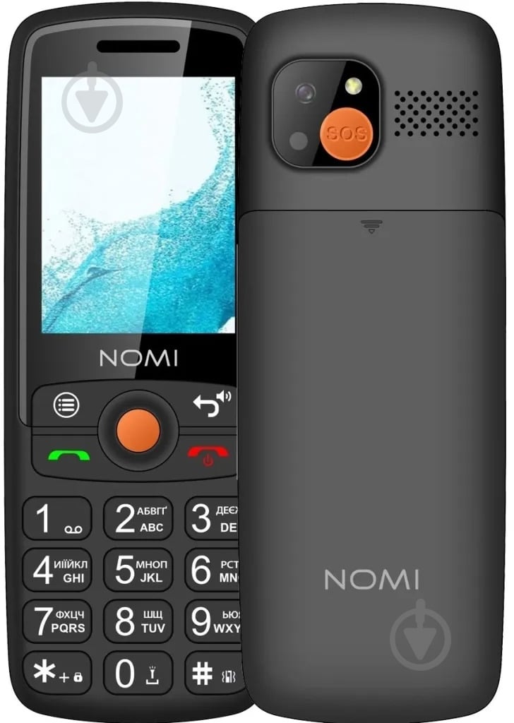 Мобильный телефон Nomi i2440 black 1125174 - фото 1 Мобильный телефон Nomi i2440 black 1125174 - фото 1