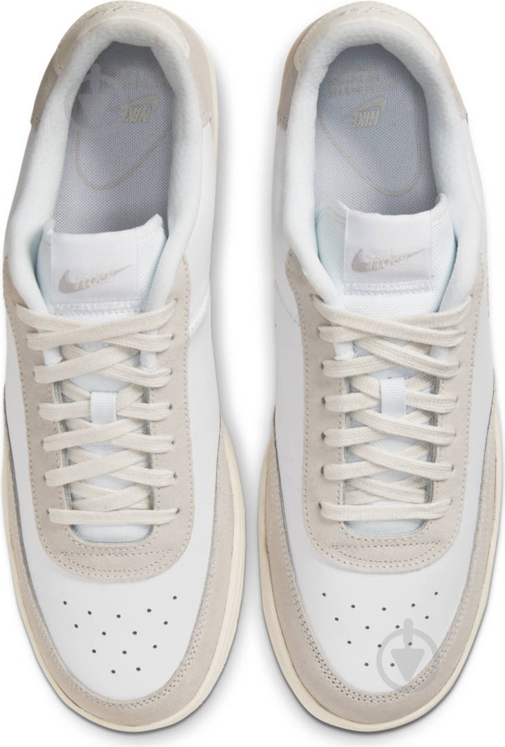 Кроссовки мужские демисезонные Nike COURT VINTAGE PREM WL CW7586-100 р.43 белые - фото 7