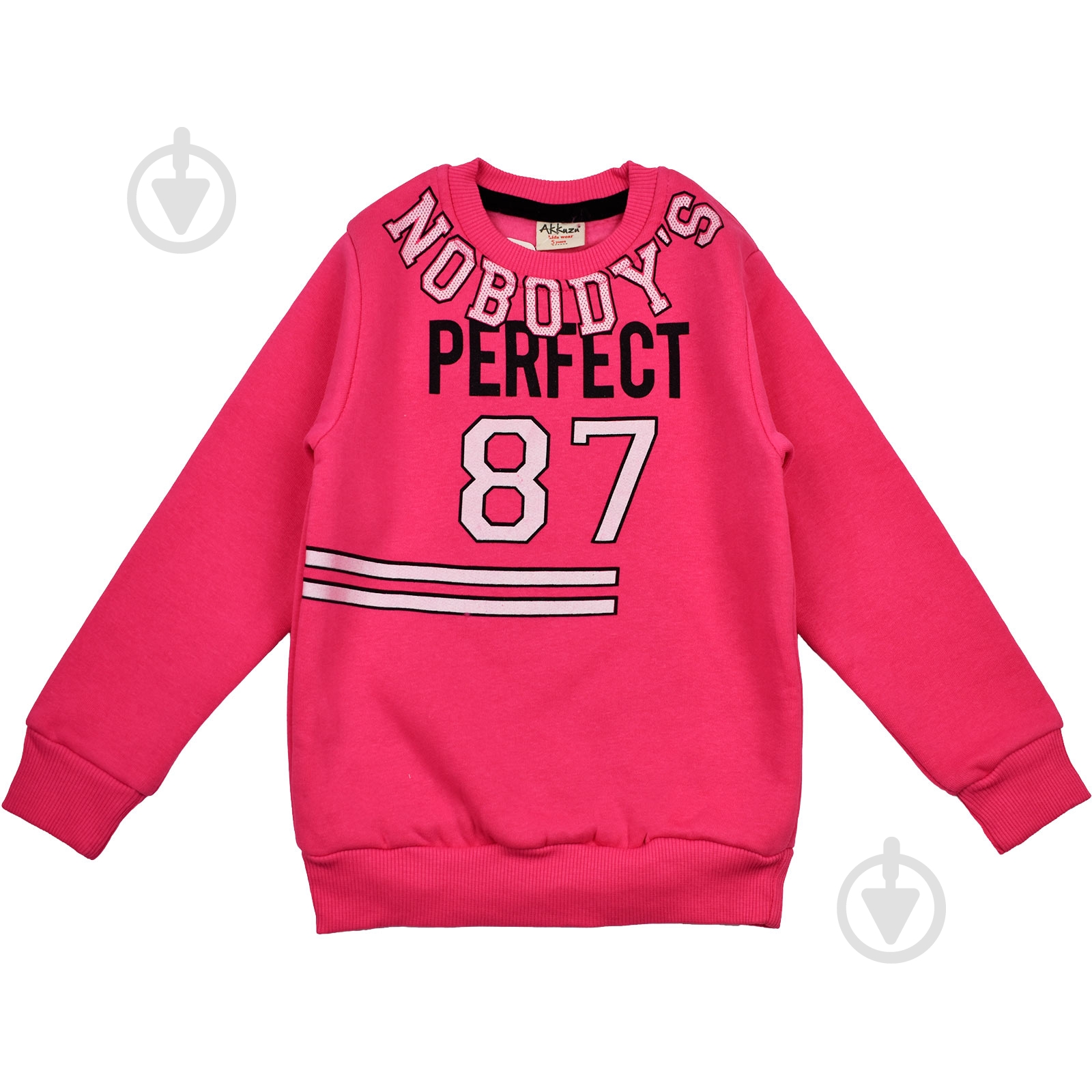Свитшот для девочки ALG 87 8093 р.104 розовый - фото 1