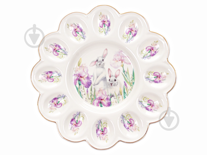 Подставка для яиц Lefard Bunny in Flowers 943-220 - фото 1