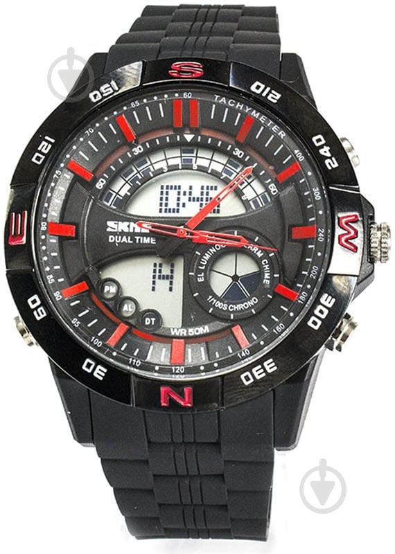 Наручные часы Skmei 1110 (1110BOXBKRD) - фото 1 Наручные часы Skmei 1110 (1110BOXBKRD) - фото 1