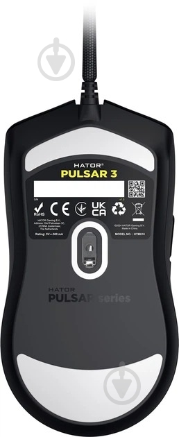 Мышка Hator Pulsar 3 black (HTM610) - фото 6