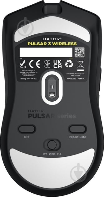 Мишка Hator Pulsar 3 wireless black (HTM630) - фото 6