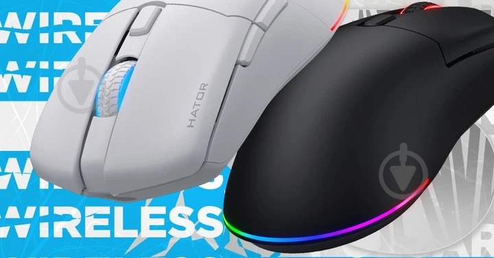 Мишка Hator Pulsar 3 wireless white (HTM631) - фото 9