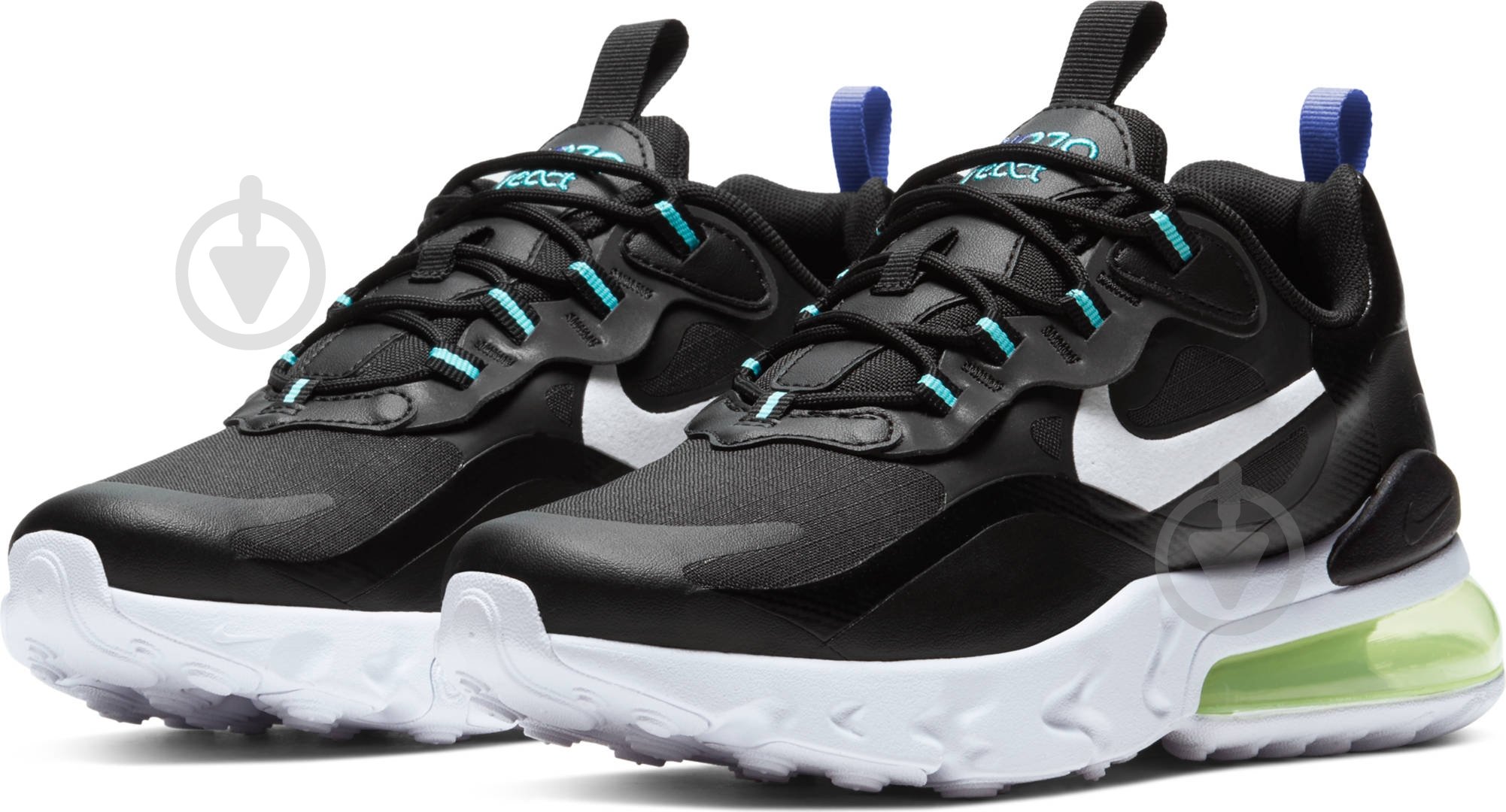 Кроссовки демисезонные Nike AIR MAX 270 REACT CZ4212-001 р.38,5 черные - фото 1 Кроссовки демисезонные Nike AIR MAX 270 REACT CZ4212-001 р.38,5 черные - фото 1