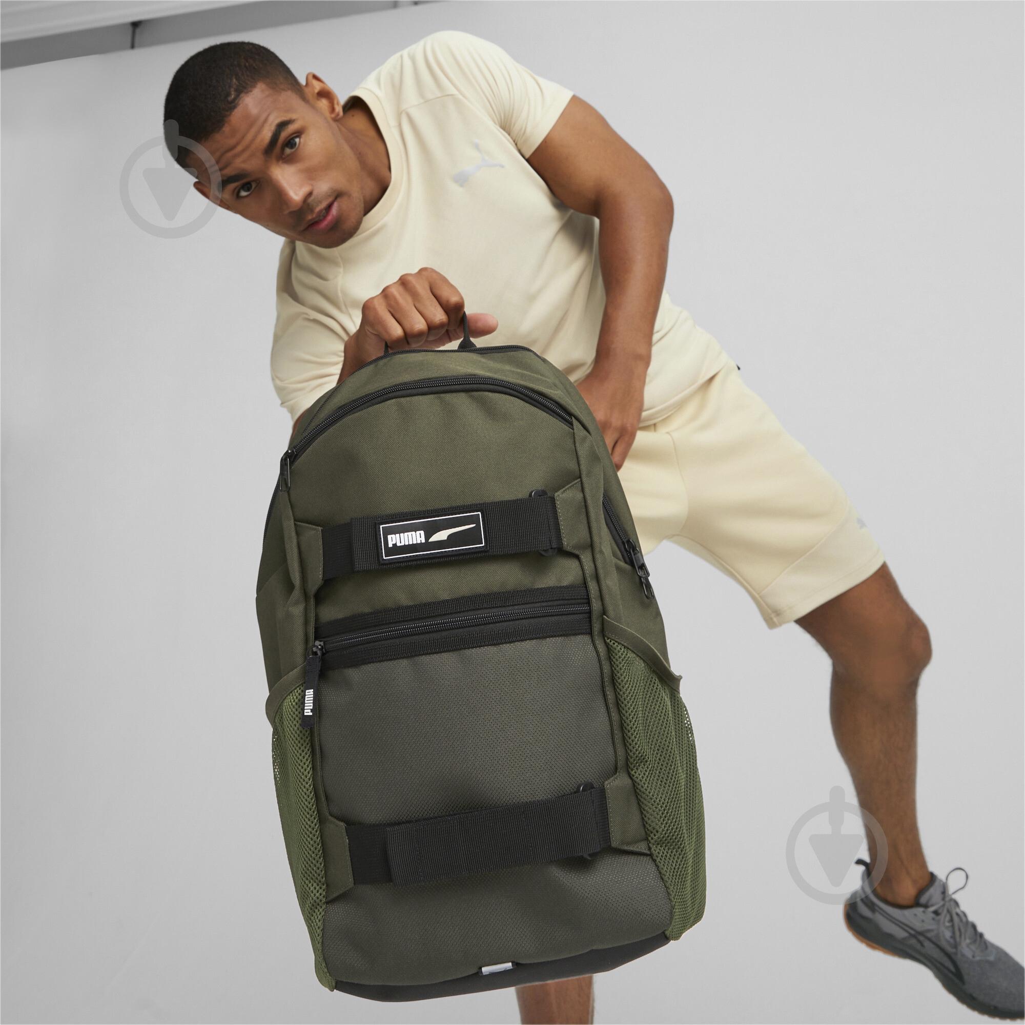 Рюкзак Puma DECK BACKPACK 07919106 22 л хакі - фото 3 Рюкзак Puma DECK BACKPACK 07919106 22 л хакі - фото 3