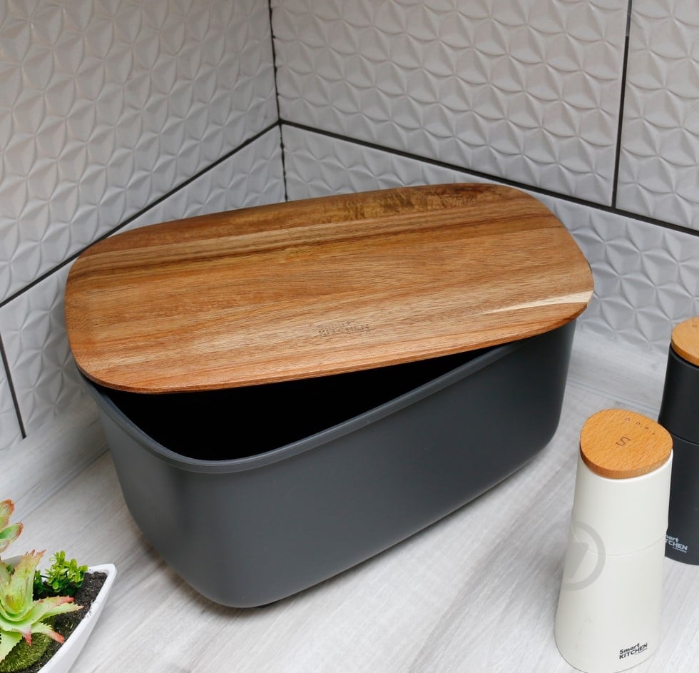 Набір млинків для солі та перцю Smart Kitchen by Flamberg з керамічними жорнами Milk white/transparant black 13,2х6,5х1 - фото 4