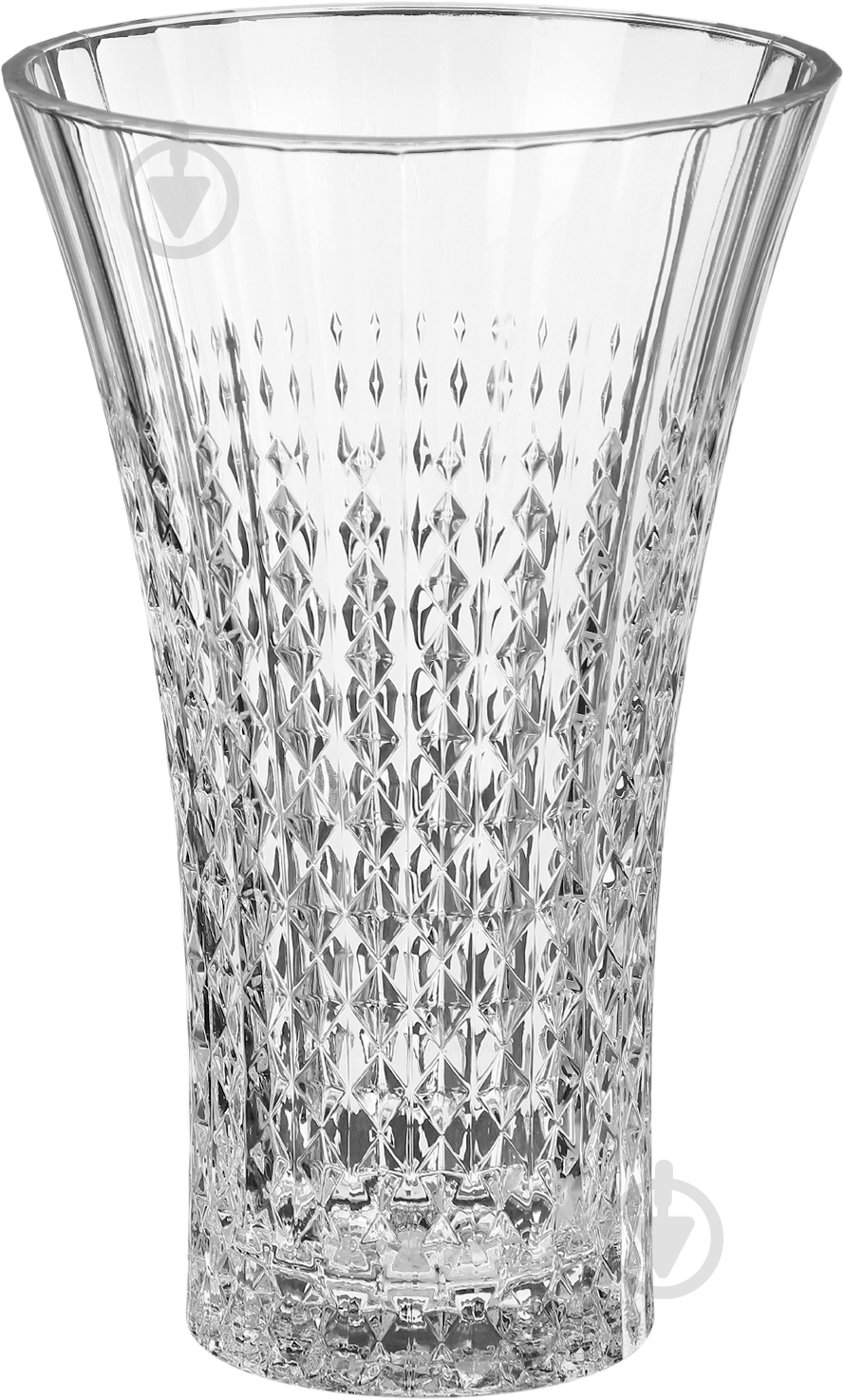 Ваза стеклянная Eclat Lady Diamond 27 см L9752 27 см прозрачная L9752 - фото 1