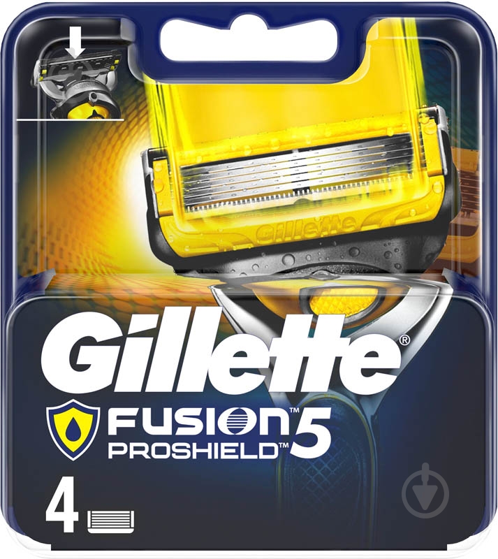 Сменный картридж Gillette Fusion 5 Proshield 4 шт. - фото 2