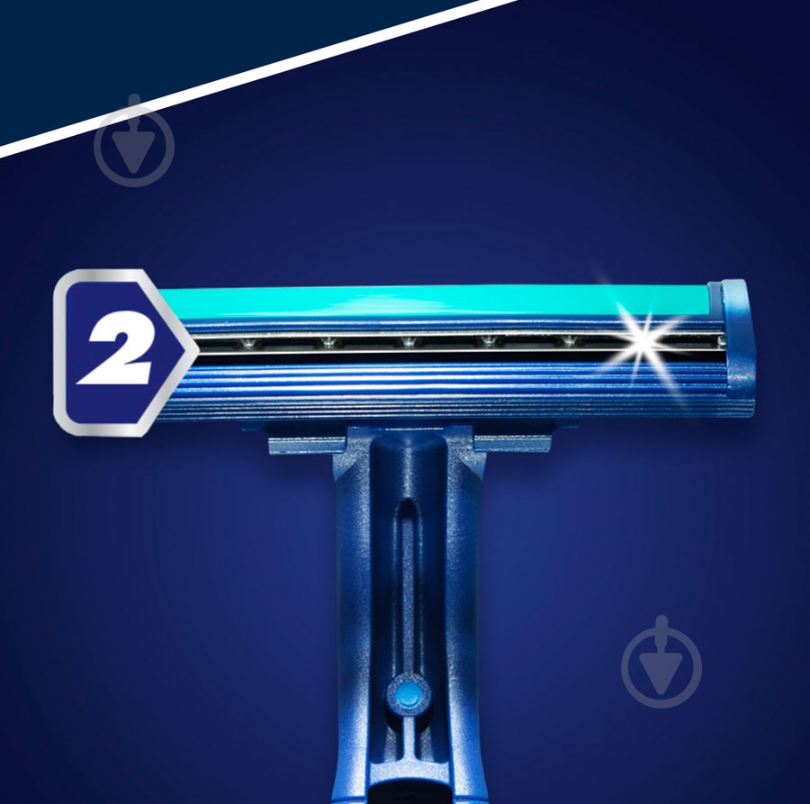 Одноразовая бритва Gillette Blue II Plus 10 шт. - фото 7 Одноразовая бритва Gillette Blue II Plus 10 шт. - фото 7
