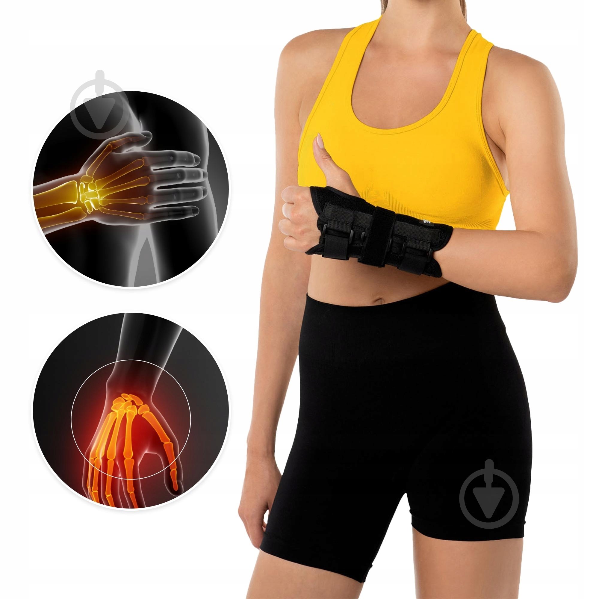 Бандаж для запястья левая рука (P-5907739319227) 4fizjo 4FJ0482 р. one size черный - фото 16