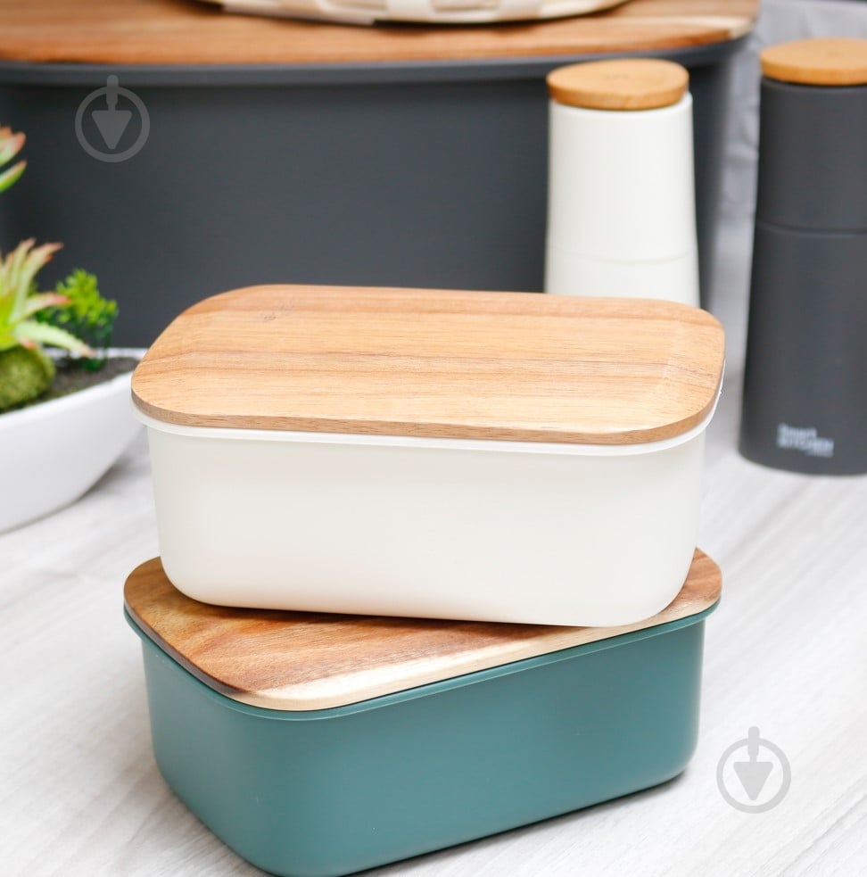 Маслянка з кришкою Smart Kitchen by Flamberg Duck green 16,6х11,7х6,8 см - фото 6