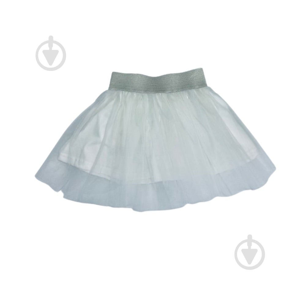 Спідниця для дівчаток Моя планета Спд100 р.134-140 білий - фото 1