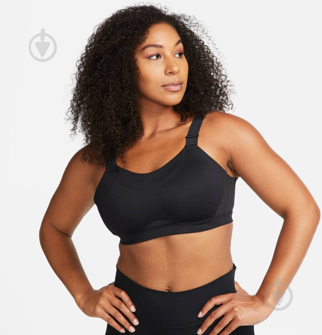 Бра Nike W NK DF ALPHA BRA DD0430-010 р.1X-C/E черный - фото 1