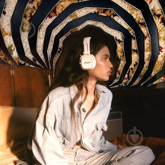 Навушники Marshall Major V cream (1006833) - фото 9 Навушники Marshall Major V cream (1006833) - фото 9