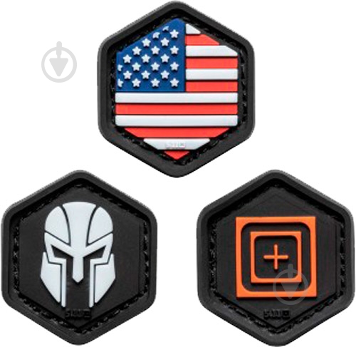 Патчи 5.11 Tactical Hexgrid Patch Multi 81723-999 - фото 1 Патчи 5.11 Tactical Hexgrid Patch Multi 81723-999 - фото 1