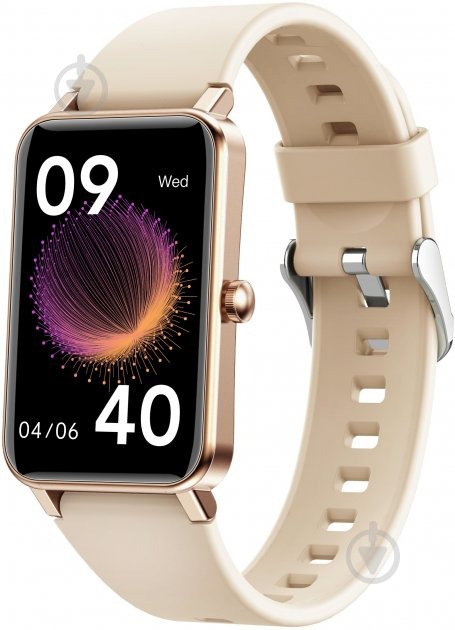 Смарт-часы Globex Smart Watch Fit gold - фото 1
