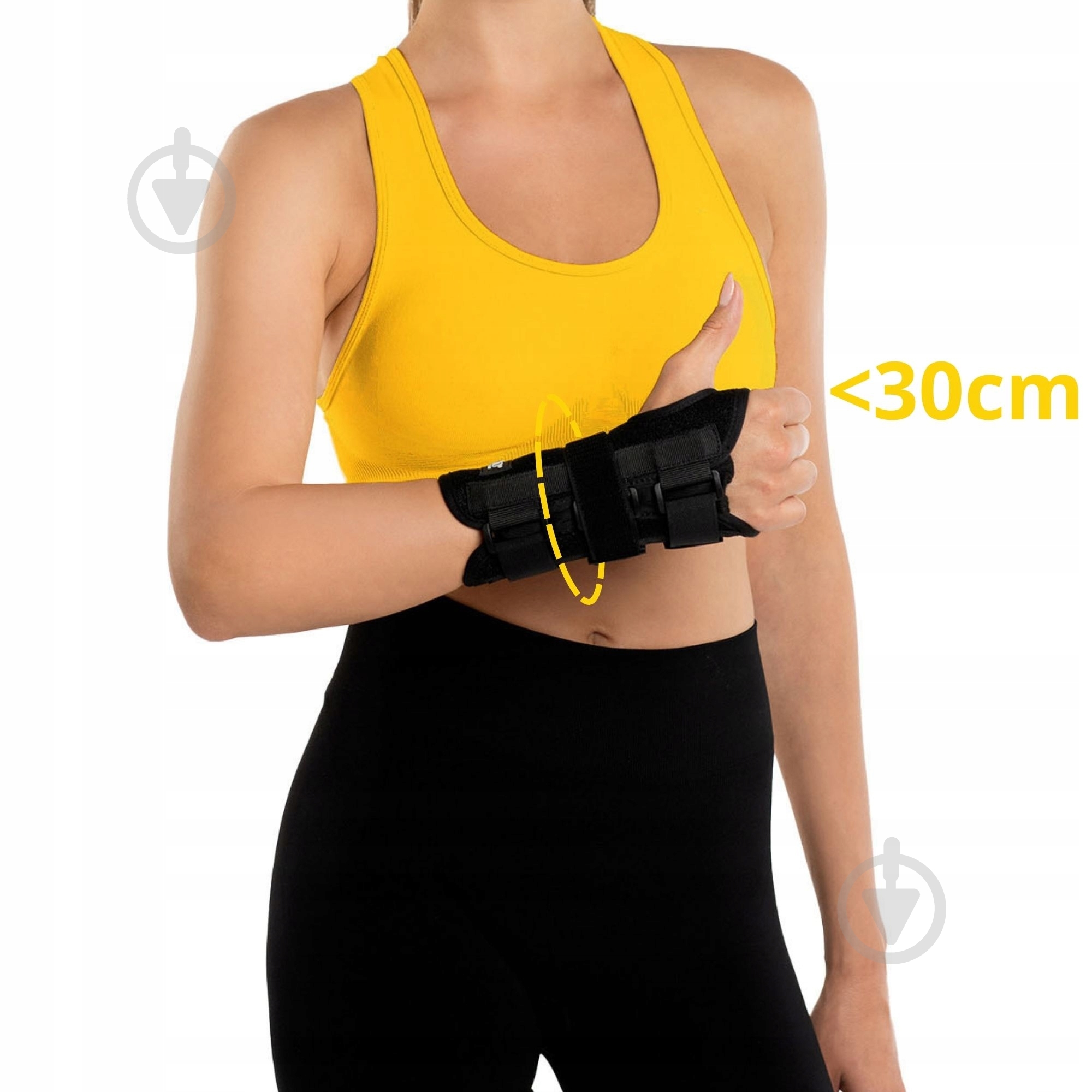 Бандаж для зап'ястя права рука (P-5907739317483) 4fizjo 4FJ0483 р. one size чорний - фото 3
