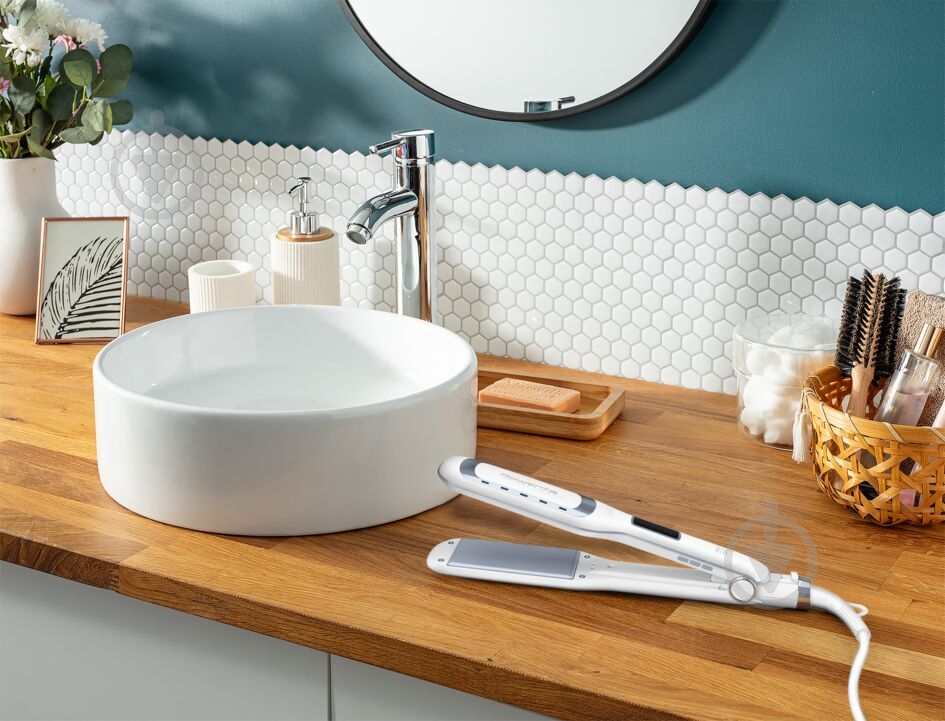 Выпрямитель для волос Rowenta Wet&Dry SF5010F0 - фото 7