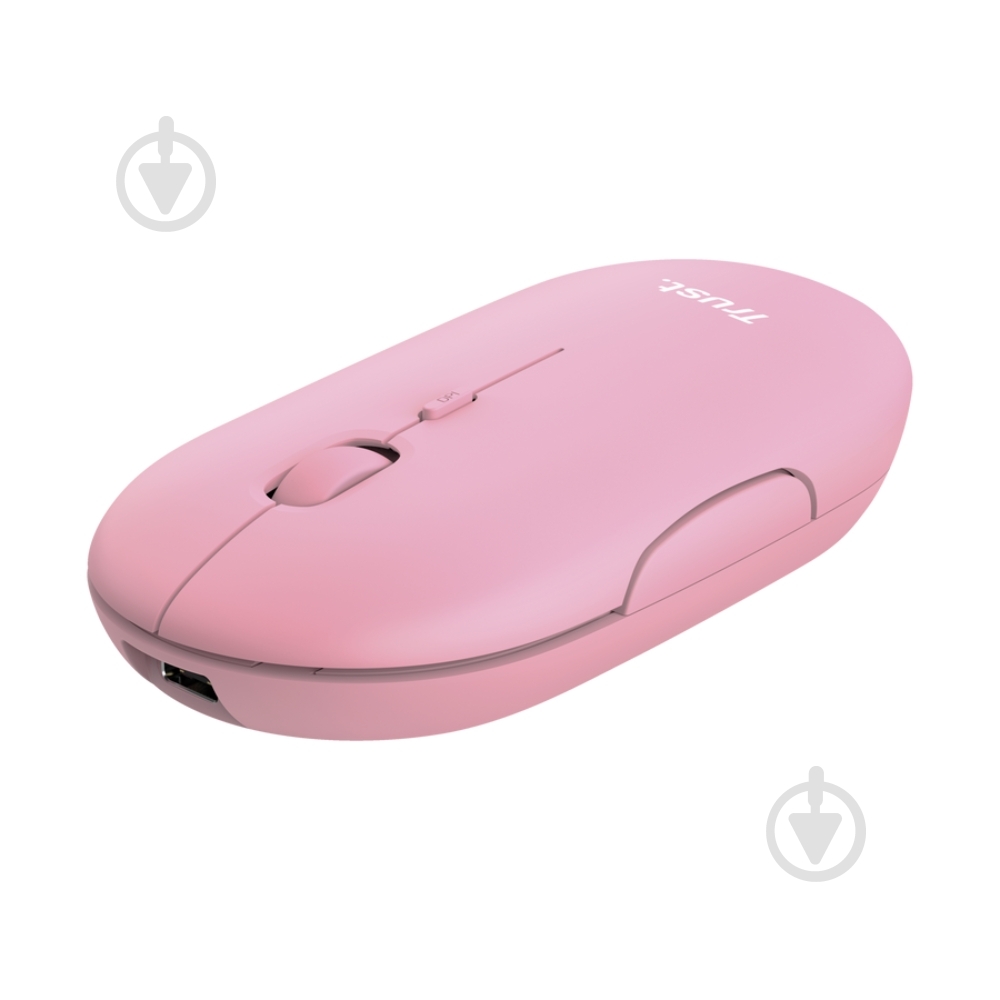 Мышь Trust Puck Wireless/Bluetoot pink (24125) - фото 2