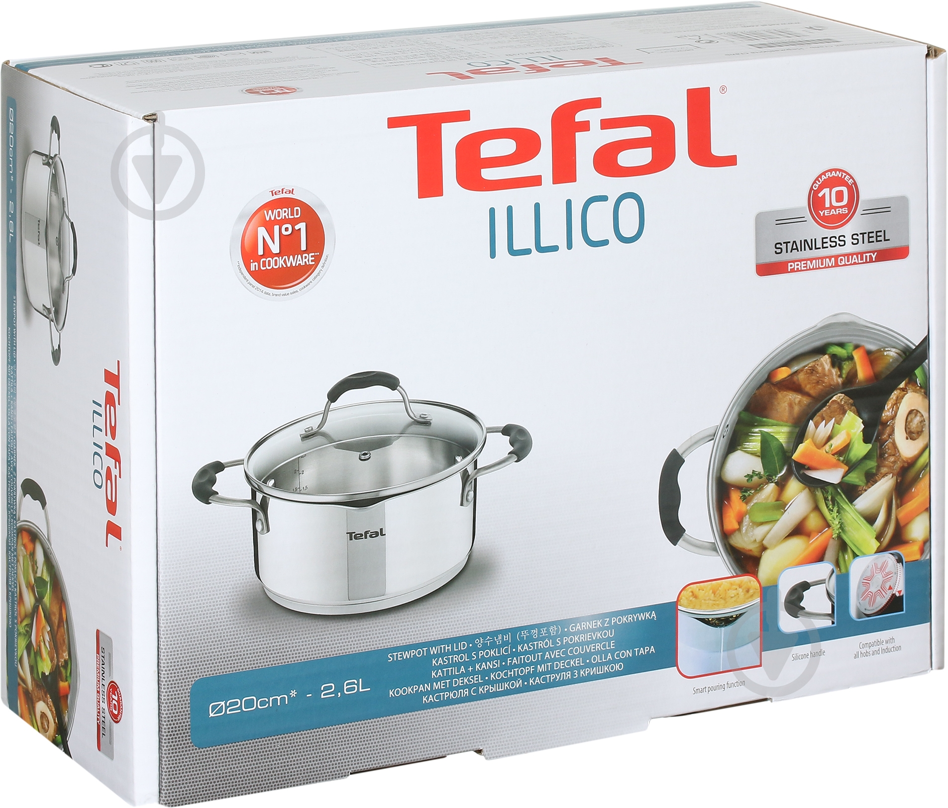 Кастрюля Tefal Illico 2,7 л 20 см - фото 4