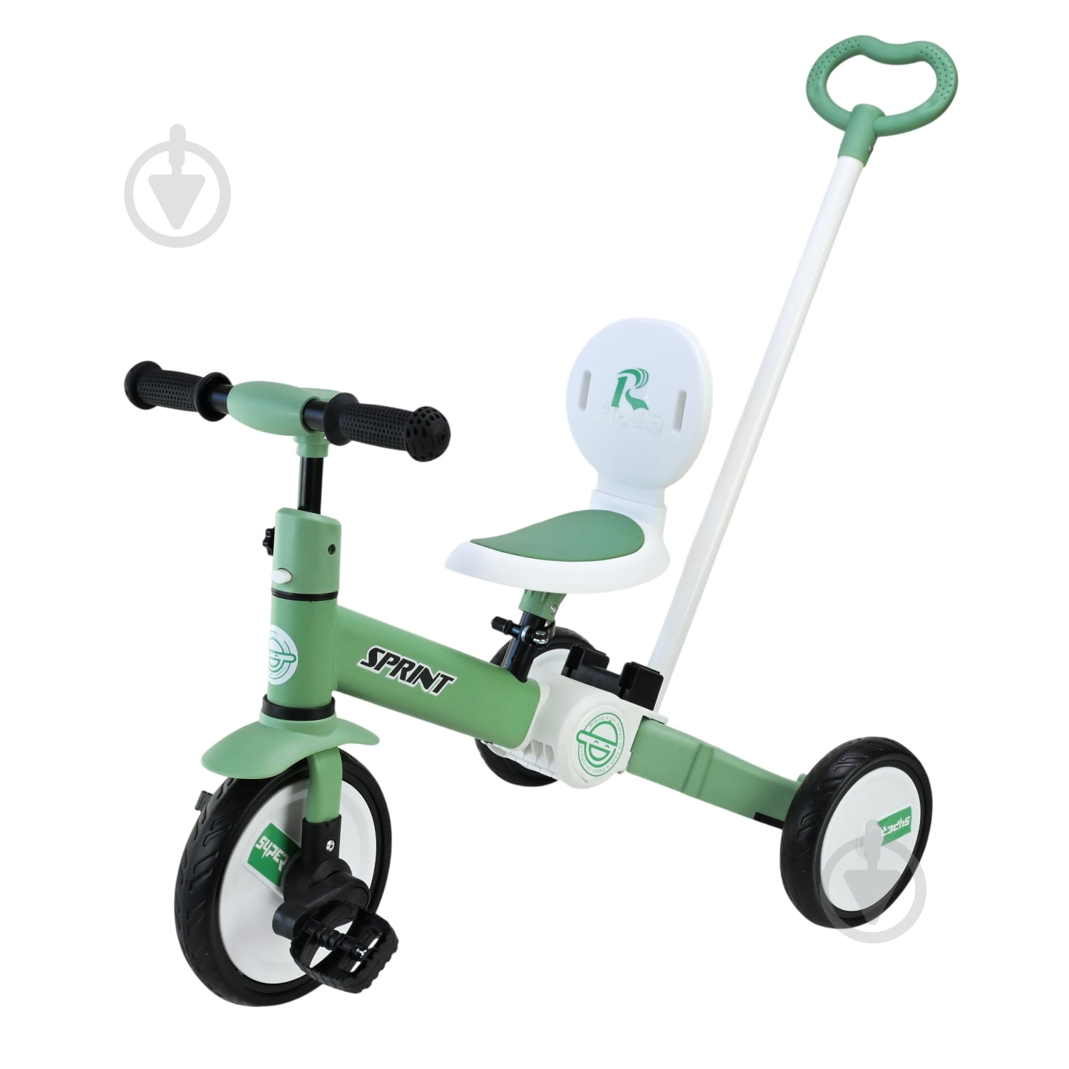 Велосипед детский Sprint зеленый PB112 - фото 2