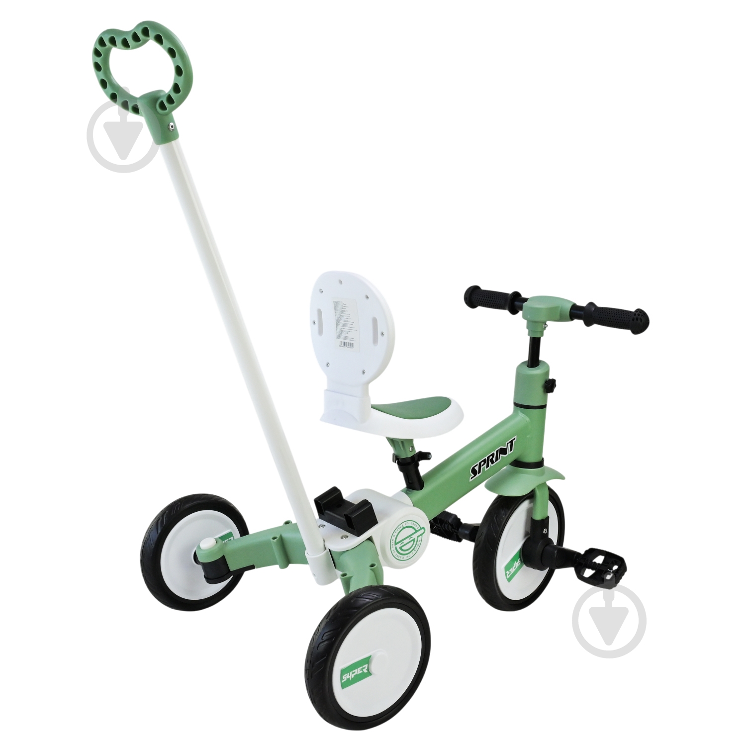 Велосипед детский Sprint зеленый PB112 - фото 4