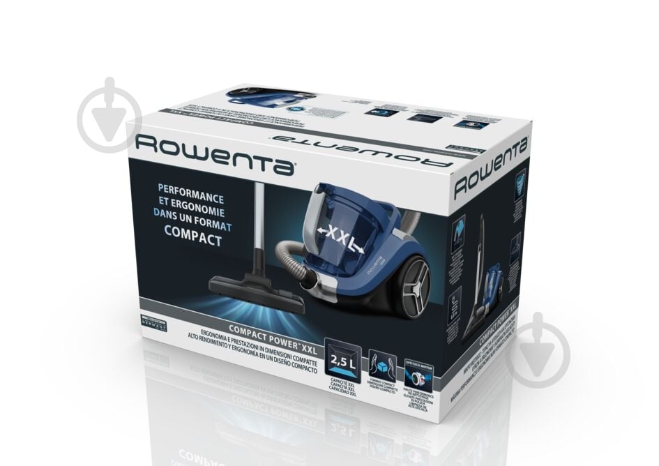Пылесос Rowenta Compact Power Cyclonic RO4881EA blue - фото 17