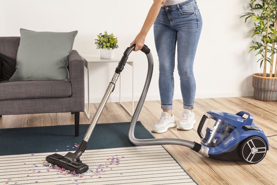 Пылесос Rowenta Compact Power Cyclonic RO4881EA blue - фото 11