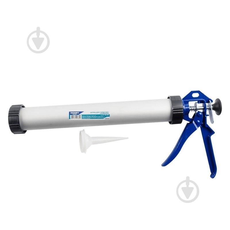 Пистолет для герметика Зеніт Профи 380 мм 53120380 - фото 1