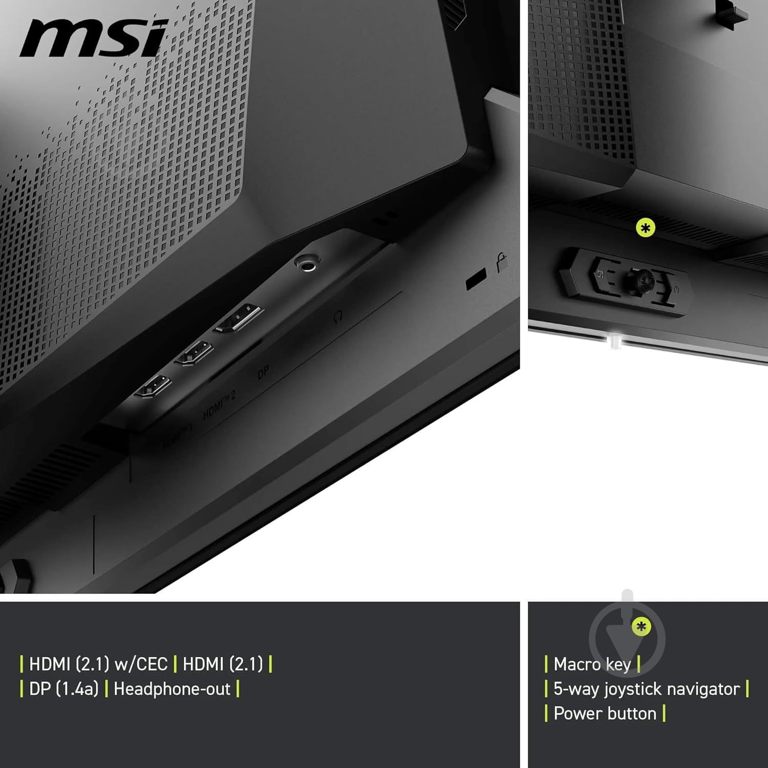 Монитор MSI MAG 271QP-QD-X24 26,5" (9S6-3CD89T-025) - фото 6