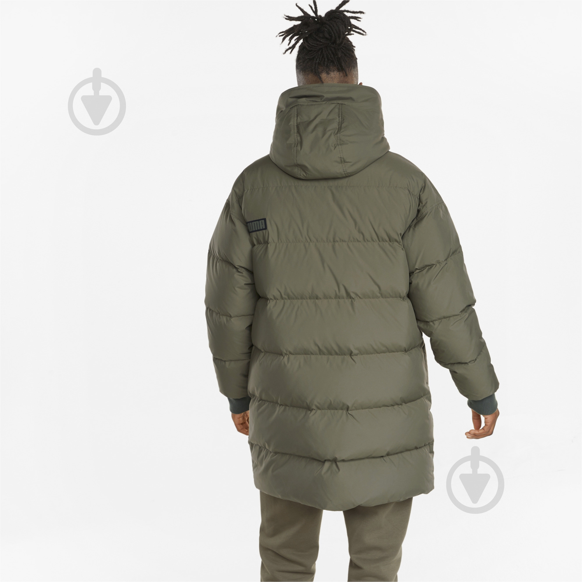 Куртка-парка чоловіча зимова Puma Protective Down Jacket 58771644 р.L хакі - фото 4 Куртка-парка чоловіча зимова Puma Protective Down Jacket 58771644 р.L хакі - фото 4
