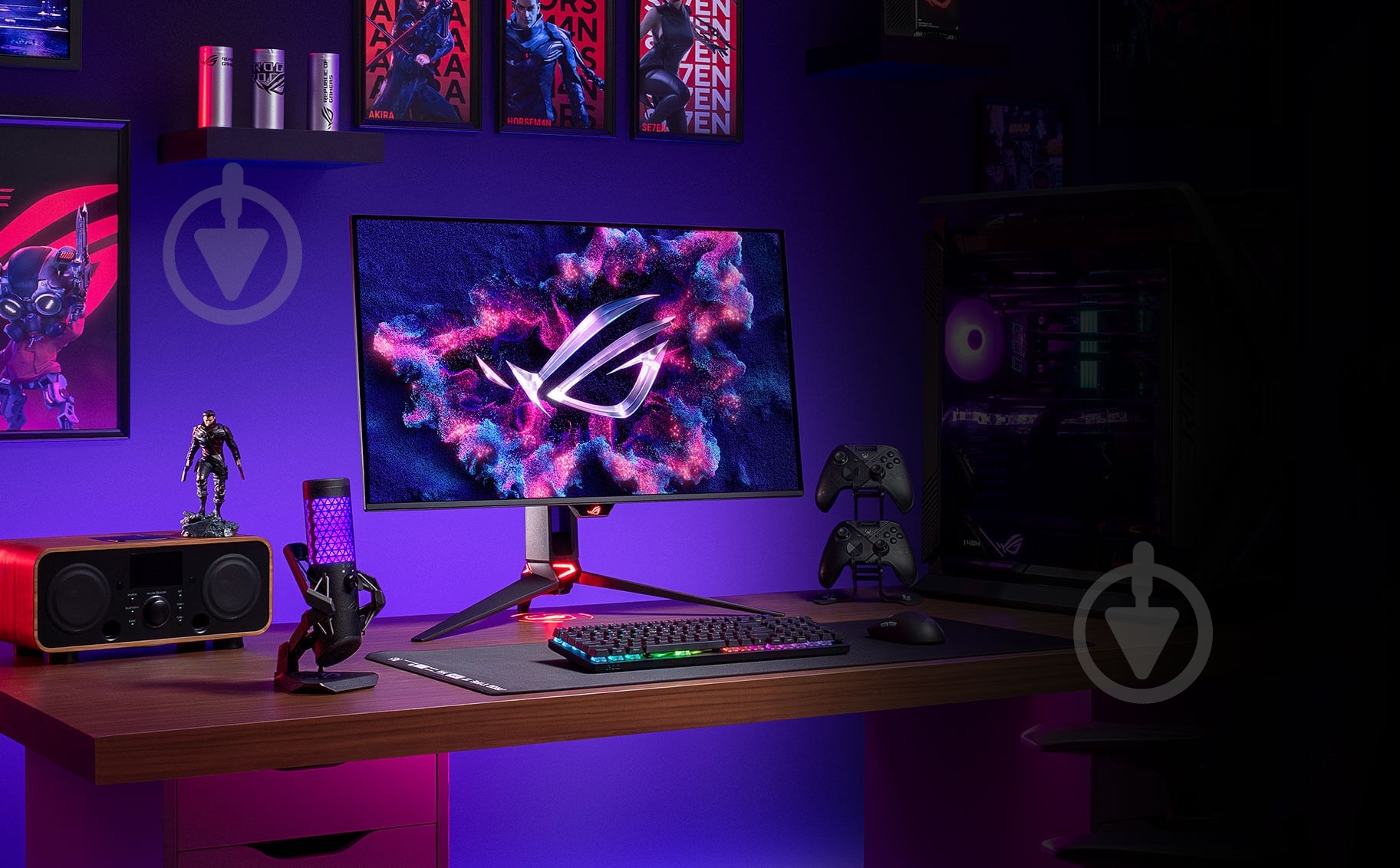Монітор Asus ROG Swift PG32UCDMZ 31,5" (90LM09T0-B01371) - фото 2 Монітор Asus ROG Swift PG32UCDMZ 31,5" (90LM09T0-B01371) - фото 2