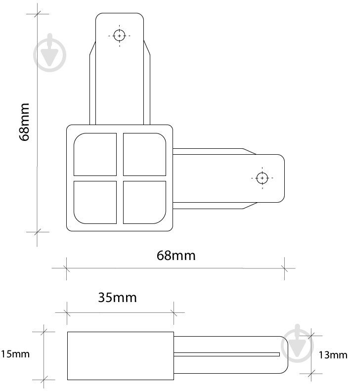 Соединитель угловой Светкомплект PR-902-Corner 90° черный - фото 3 Соединитель угловой Светкомплект PR-902-Corner 90° черный - фото 3